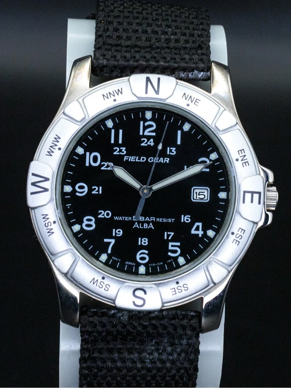 Seiko Alba Rare  Field Gear V732-0N50 Vintage 38mm JDM Import Field Watch